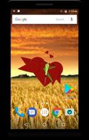 Heart Clock Live Wallpaper syot layar 1