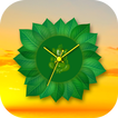 ”Leaf Clock Live Wallpaper