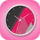 Magenta Clock Live Wallpaper APK