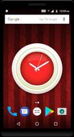 Red Clock Live Wallpaper screenshot 2