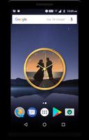 Sunset Clock Live Wallpaper capture d'écran 2