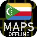 🌏 GPS Cartes des comores: Carte Offline APK