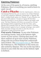 Guide for Pokemon Go Game Ekran Görüntüsü 1