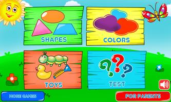 Colors and Shapes for Toddlers الملصق