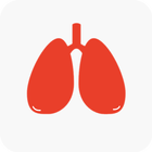 體檢寶測肺活量 圖標