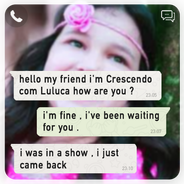 Chat With Crescendo com Luluca - Prank APK voor Android Download