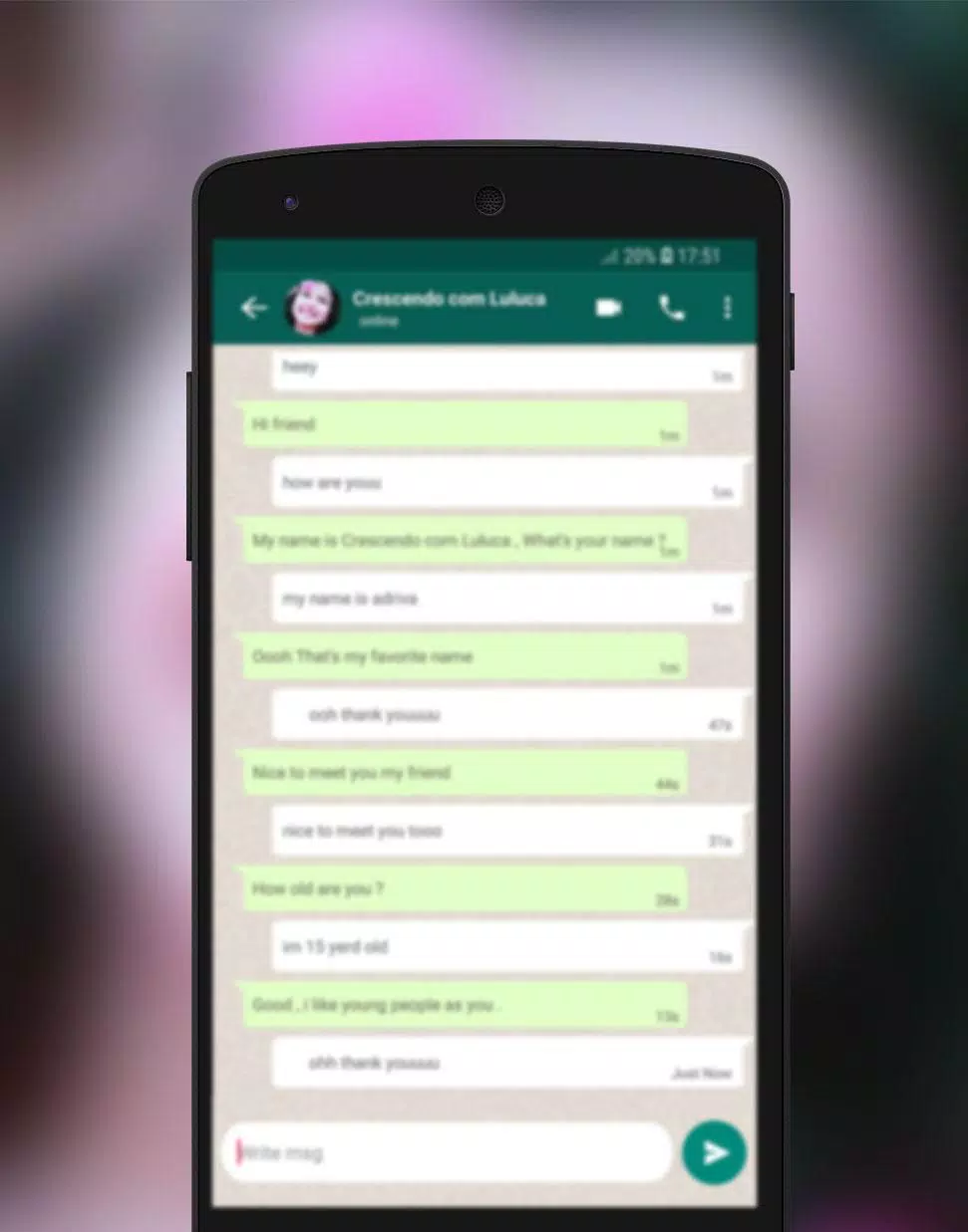 Chat With Crescendo com Luluca - Prank APK voor Android Download