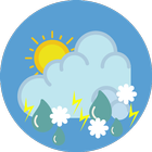 Weather by hour and day icon