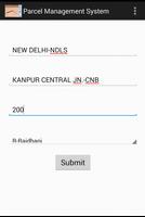 Railways Parcel Application capture d'écran 2