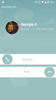 Fake Call From Georgie it screenshot 1