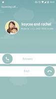 Fake call From Kaycee and Rachel screenshot 1