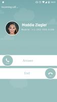 Fake Call from Maddie Ziegler تصوير الشاشة 1