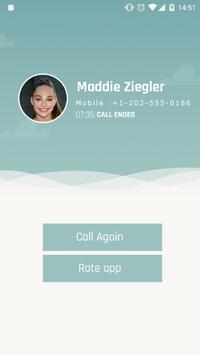Fake Call from Maddie Ziegler screenshot 3