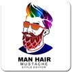 Man Hair Mustache Style Editor Pro