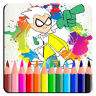 Teen-Titan Coloring Book icon