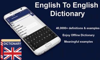 English to English Dictionary : Offline Dictionary Affiche
