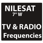 TV and Radio Frequencies on NileSat Satellite icône