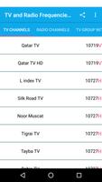 TV and Radio Frequencies on NileSat Satellite 海报