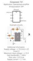 Electronic Component Pinouts F ảnh chụp màn hình 2