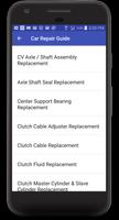 Auto Repair Guide - Car Problems & Repair Manual تصوير الشاشة 1