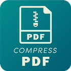 Compresser la taille des fichiers PDF. Compresser icône