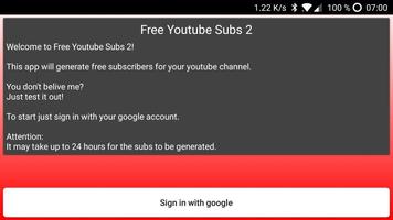 Free Youtube Subs 2 capture d'écran 2