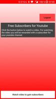 Poster Free Subscribers for YouTube