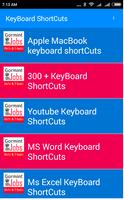 Keyboard Shortcuts 300+ Affiche