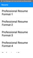 Free Resume Word Templates Easily Download پوسٹر