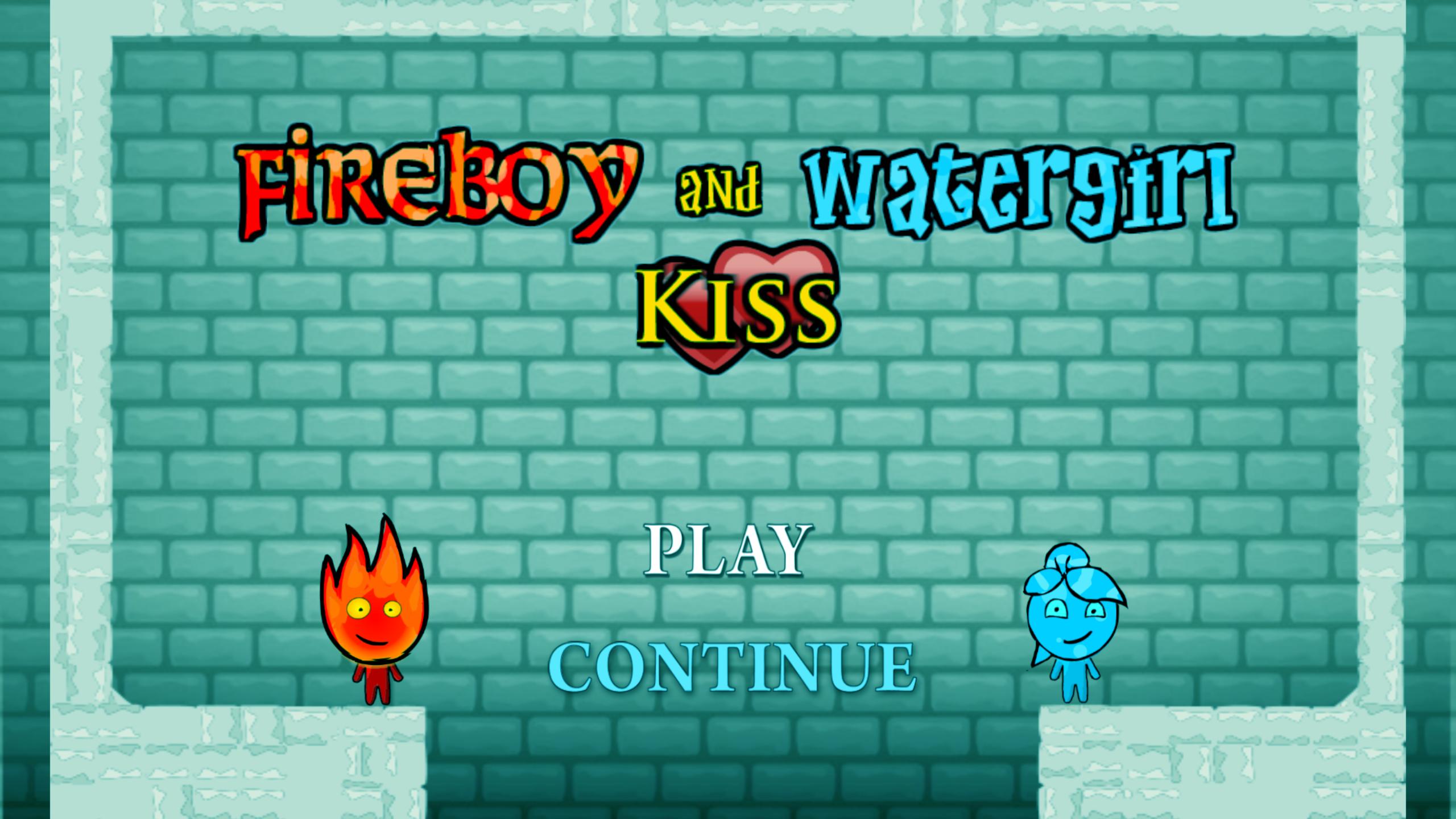 Описание для Fireboy kissing Watergirl.