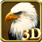 3D Eagle Live Wallpaper icône