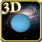 3D Uranus Live Wallpaper icône