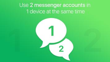 Dual 2nd Account for Whatsapp پوسٹر