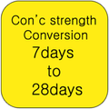Convert concrete strength