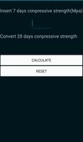 Convert concrete strength Cartaz