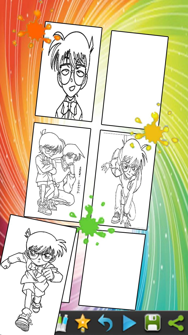 coloring book for conan detective APK Download for Android - Latest Version