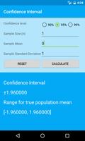 Confidence Interval Calculator poster