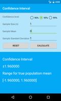 Confidence Interval Calculator پوسٹر