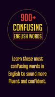900+ Confusing English Words poster