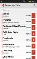 Trouvez restaurants à Paris capture d'écran 1