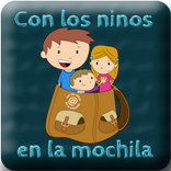 Con Los Ninos En La Mochila