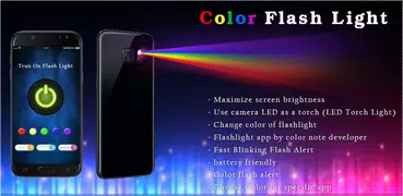 Color Flash Light Call SMS: LED Torch Flash