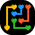 Match The Hearts Puzzle Free - Connect the dots आइकन