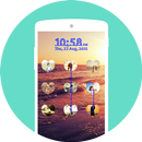 Photo Motif Lock Screen APK