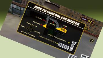 3D Construction Excavator Operator capture d'écran 2