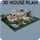House Model  3D icono