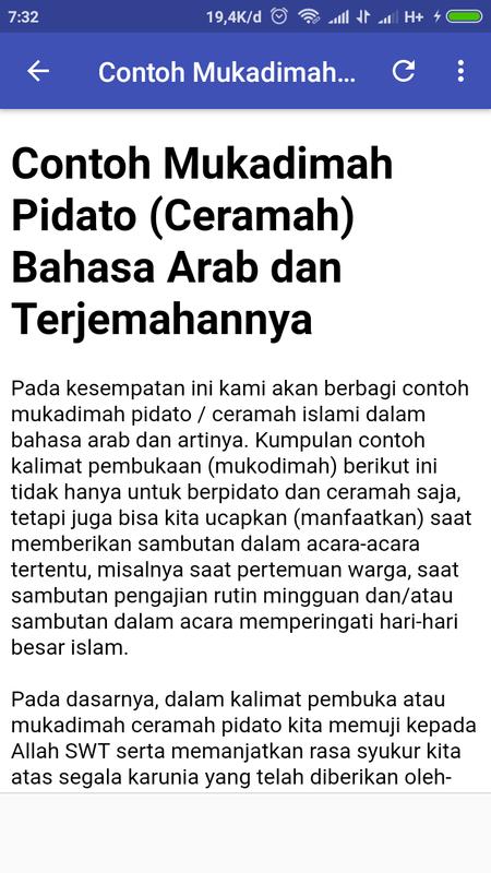 Pidato bahasa inggris pembukaan