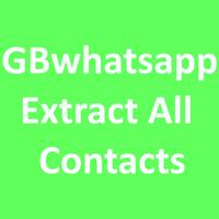 🆕 GBWhatsapp Export All Contacts captura de pantalla 1