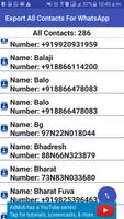 Export Contacts For WhatsApp স্ক্রিনশট 1