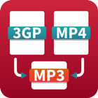 Convert 3gpp to mp3. mp4 Convert to mp3 icon